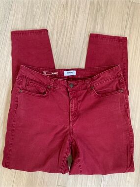 Sonoma red skinny jeans